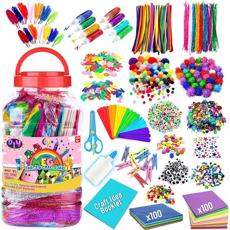 He aha nā mea e hāʻawi nei i ka kaulana kaulana o nā Collage Arts Kids DIY Art Crafts ma waena o nā mākua a me nā keiki?